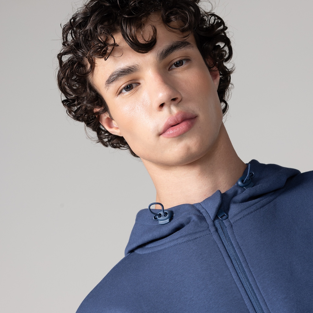 Imagem 4 do produto Jaqueta de Moletom Masculina Oxer com Capuz Bolso Externo Selado