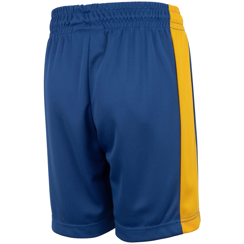 Imagem 5 do produto Kit de Uniforme do Golden State Warriors Infantil Braziline NBA Camiseta Regata + Calção