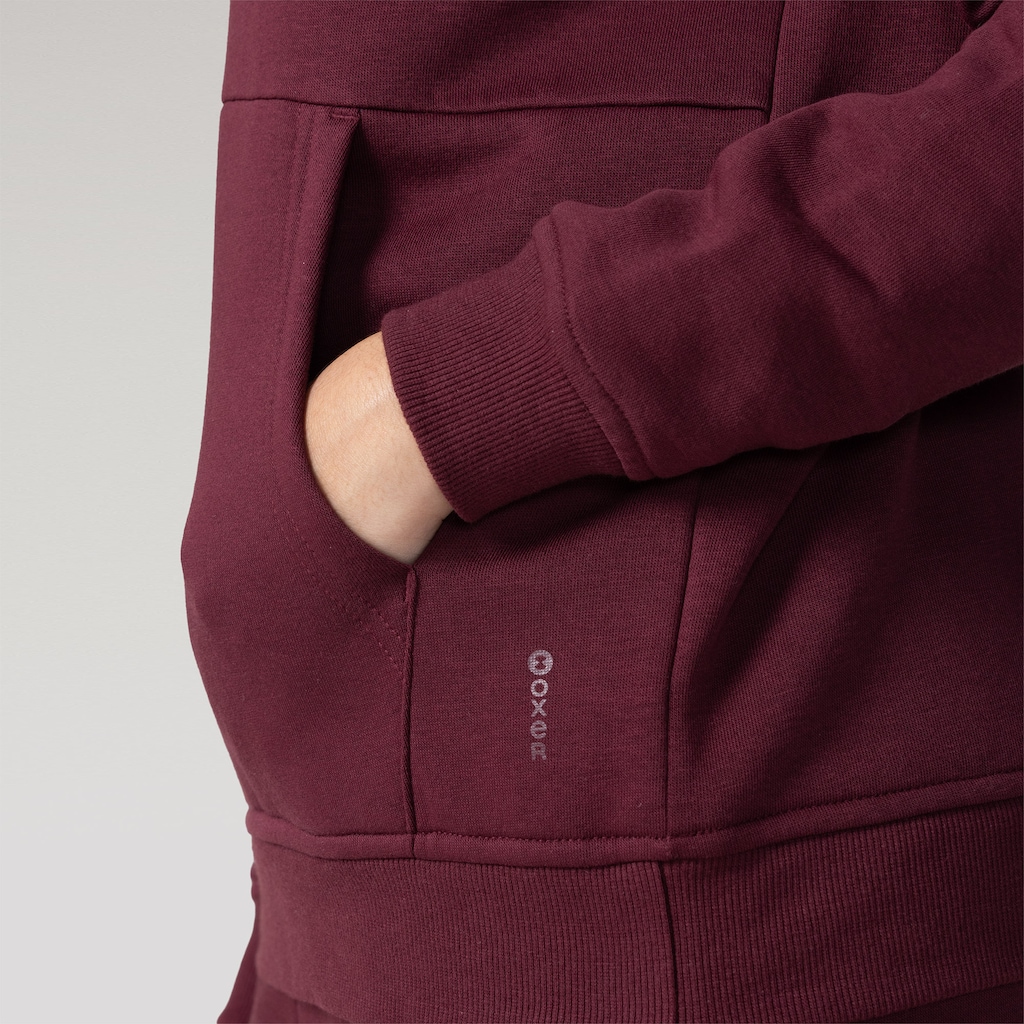 Imagem 4 do produto Blusa de Moletom Feminina Oxer com Capuz Canguru