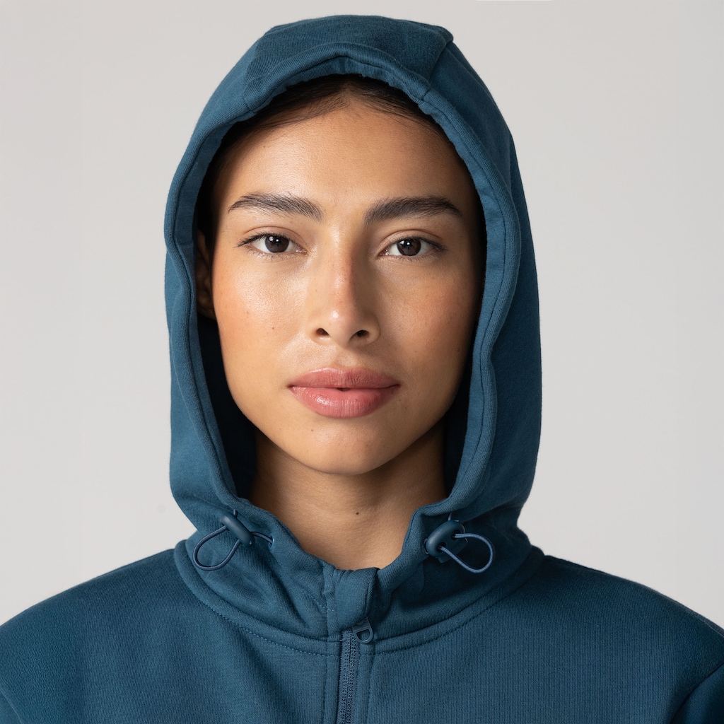 Imagem 5 do produto Jaqueta de Moletom Feminina Oxer com Capuz Bex Selado