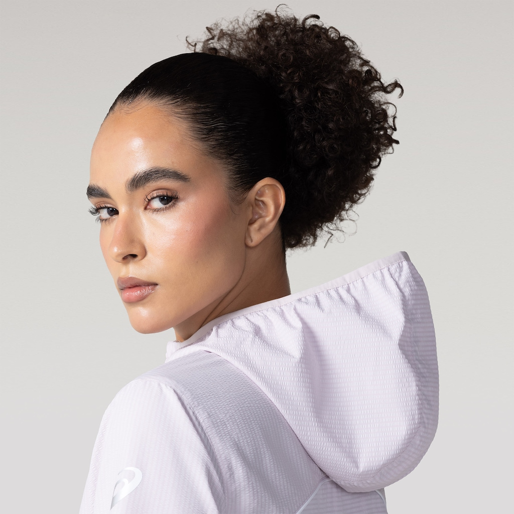 Imagem 4 do produto Jaqueta Asics Texturizada Plana Bolso Seguro - Feminina