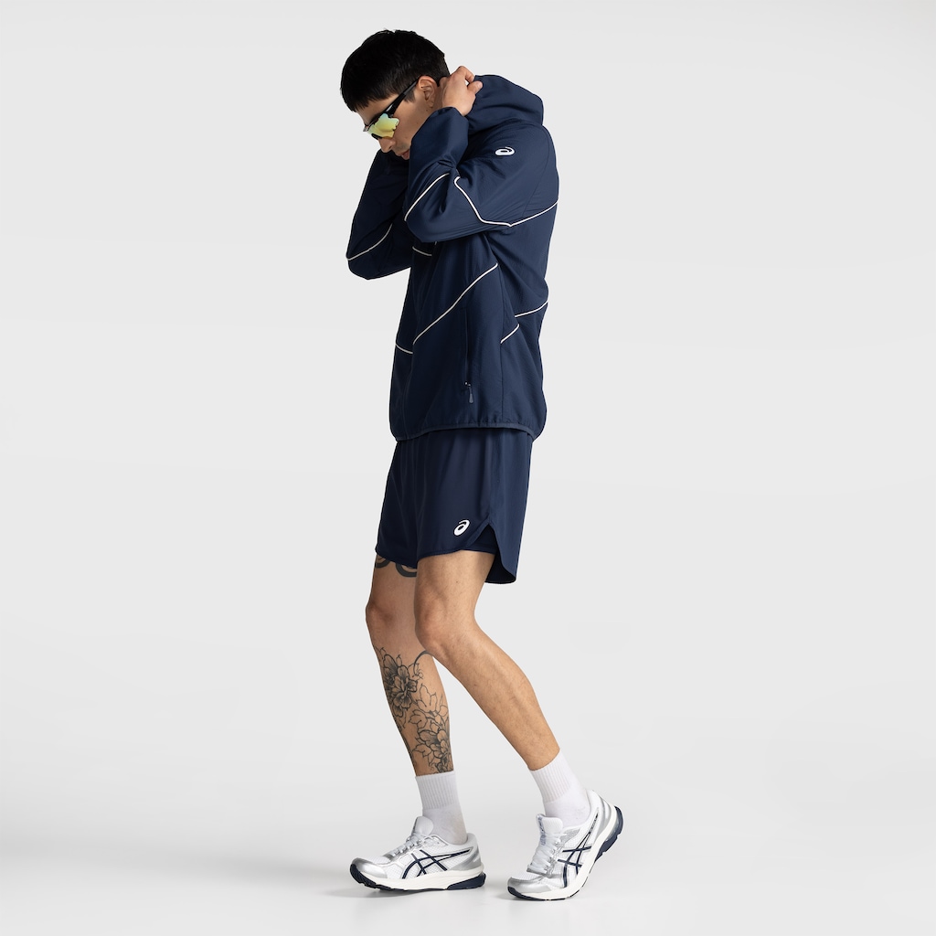 Imagem 3 do produto Jaqueta Masculina ASICS Pinstripe Bolsos Seguros Plana