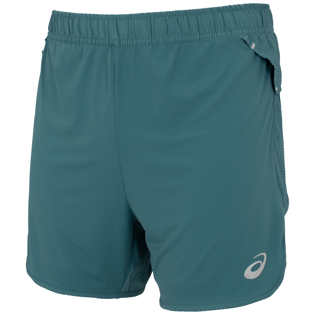 Imagem 1 do produto Bermuda Masculina ASICS 5 Pinstripe 2 em 1 Bolso Interno