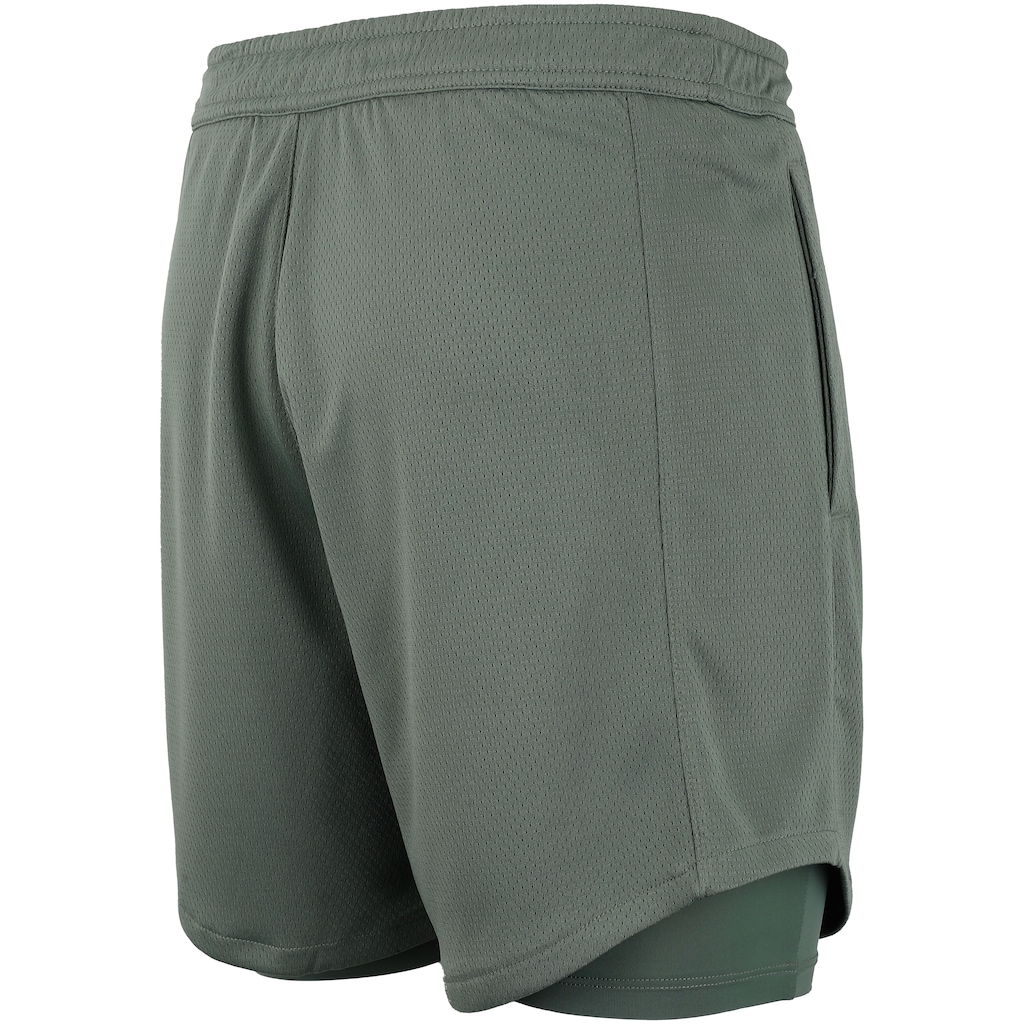 Imagem 2 do produto Bermuda Masculina ASICS Malha 2 em 1 Elástico Logo