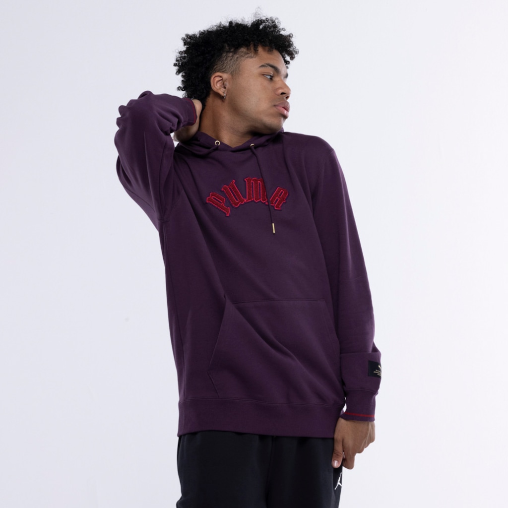 Imagem 2 do produto Blusão Puma com Capuz Classics Play Paris Hoodie