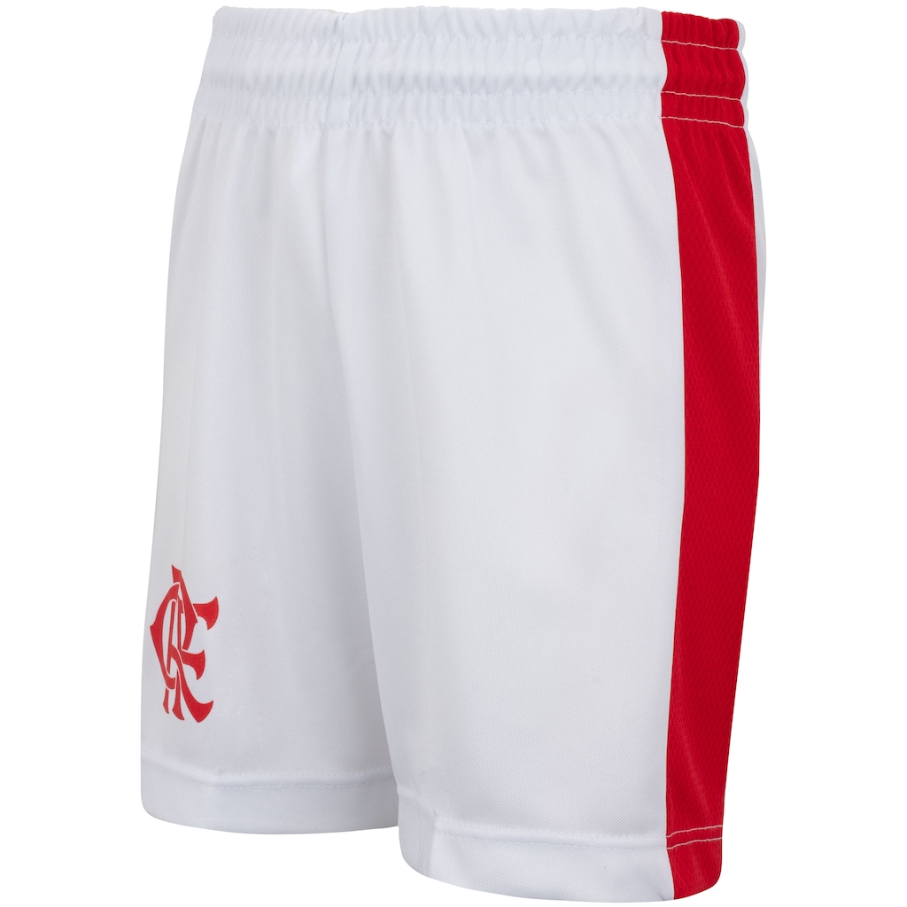 Imagem 4 do produto Kit de Uniforme do Flamengo Infantil Braziline Mini Craque Camiseta + Calção