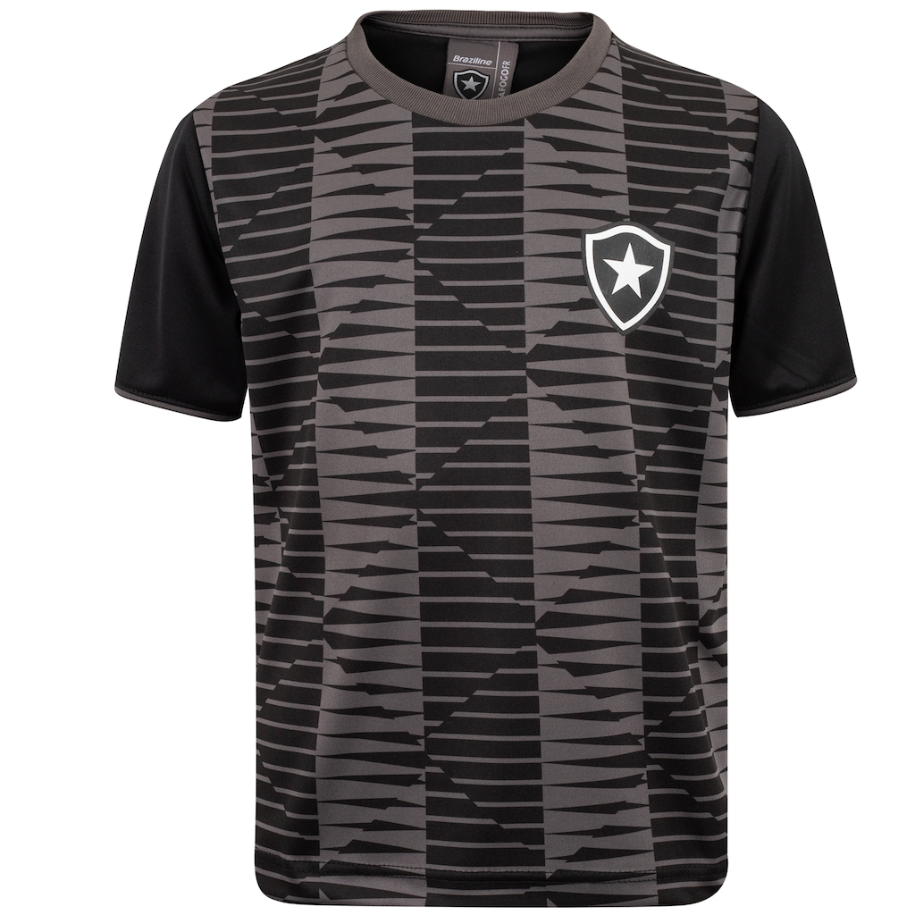 Imagem 2 do produto Kit de Uniforme do Botafogo Infantil Braziline Mini Craque Camiseta + Calção