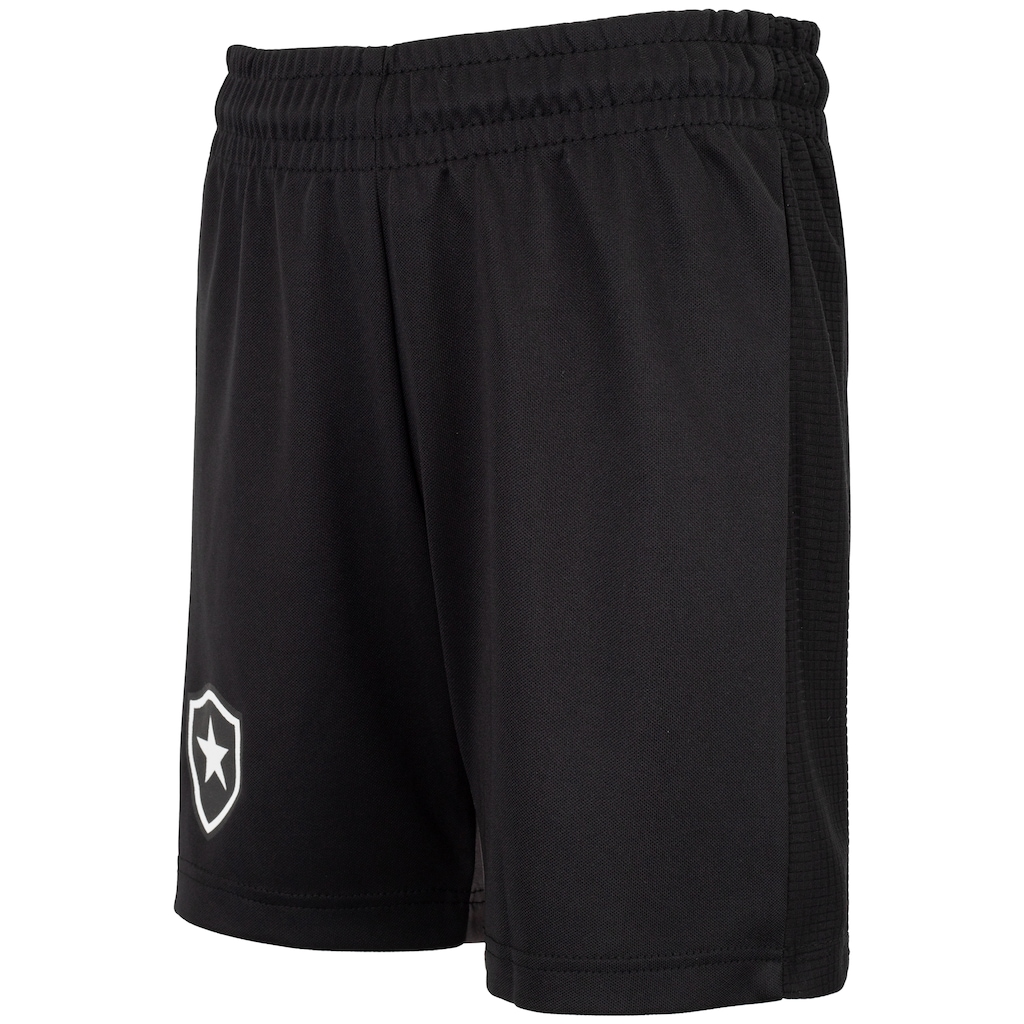 Imagem 4 do produto Kit de Uniforme do Botafogo Infantil Braziline Mini Craque Camiseta + Calção