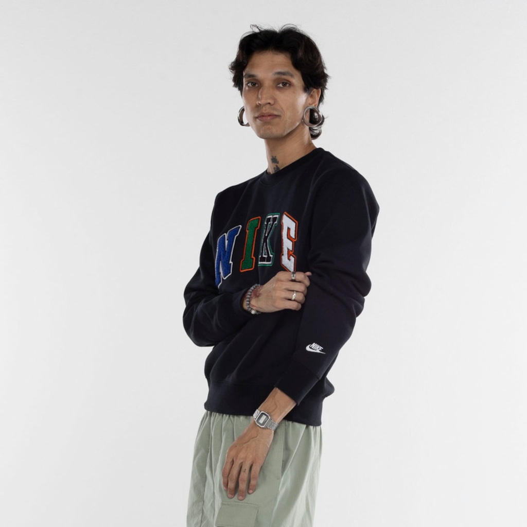 Imagem 3 do produto Blusa de Moletom Nike Club BB Crew