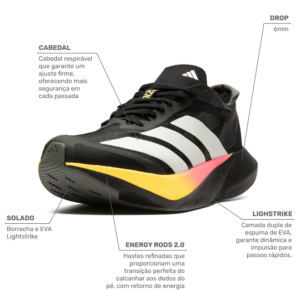 Imagem 2 do produto Tênis Masculino adidas Adizero Drive RC