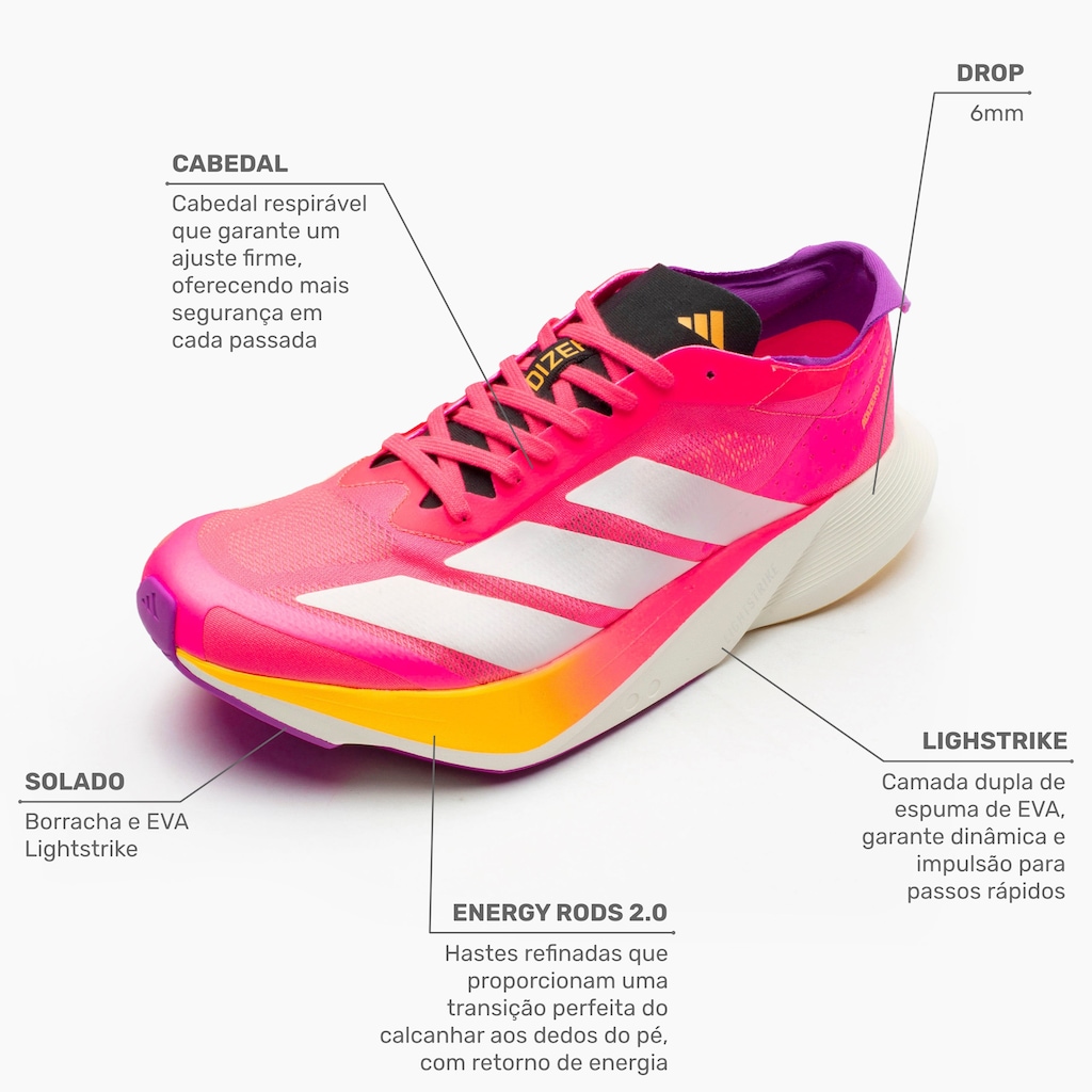 Imagem 2 do produto Tênis adidas Adizero Drive RC Feminino