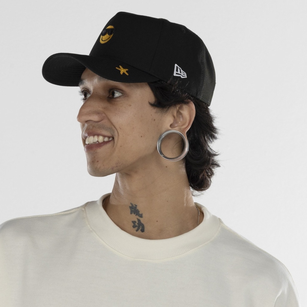 Imagem 4 do produto Boné Aba Curva New Era Snapback 940 AF Emoji BLK