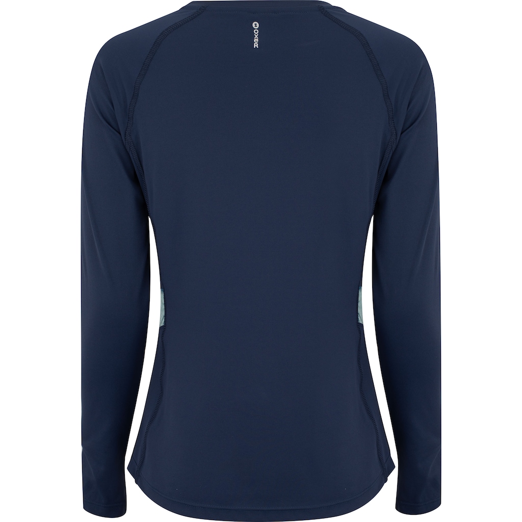 Imagem 2 do produto Camiseta Feminina Oxer Manga Longa Recorte Print Color
