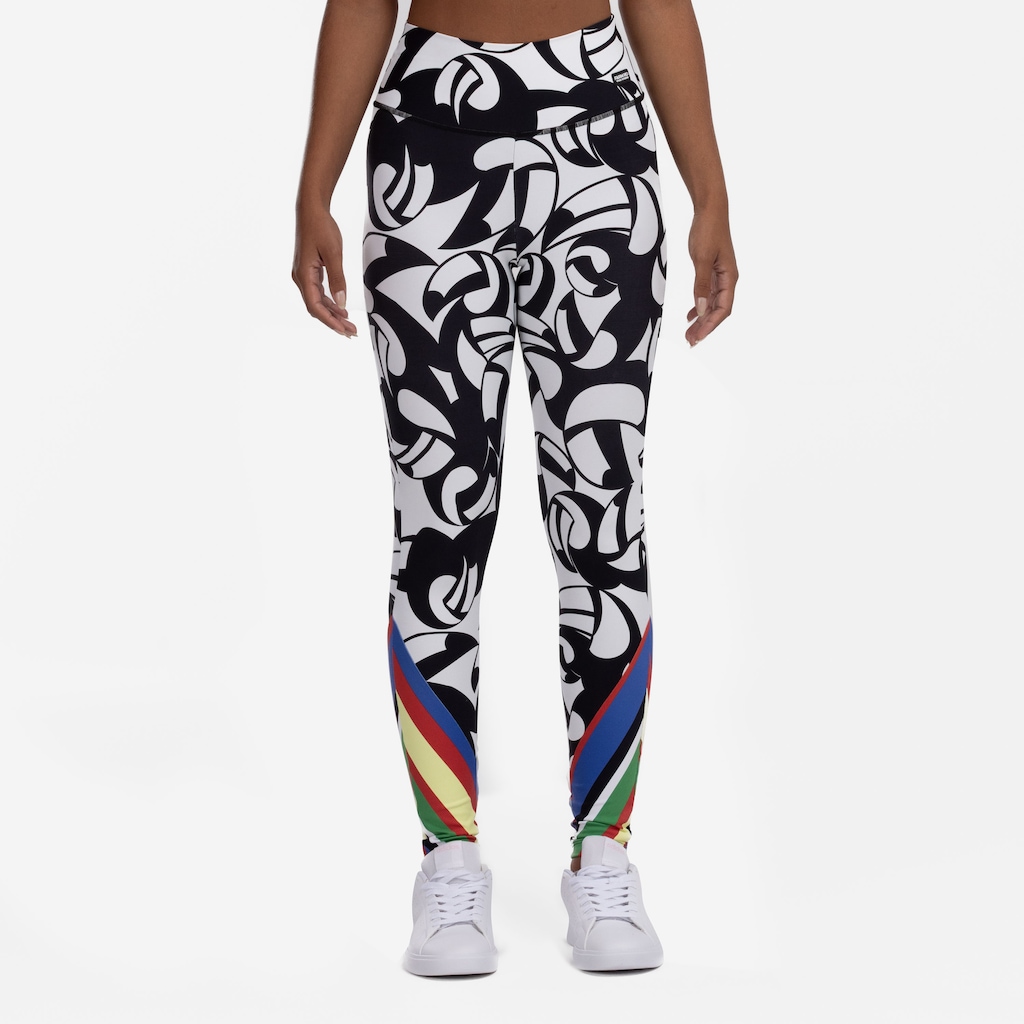 Imagem 3 do produto Calça Legging Feminina Farm Tucanada Recorte Média Compressão Cós Médio