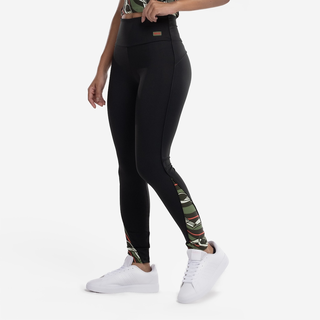 Imagem 4 do produto Calça Farm Vivo Tucano Gráfico Legging Cós Médio Média Compressão Feminina