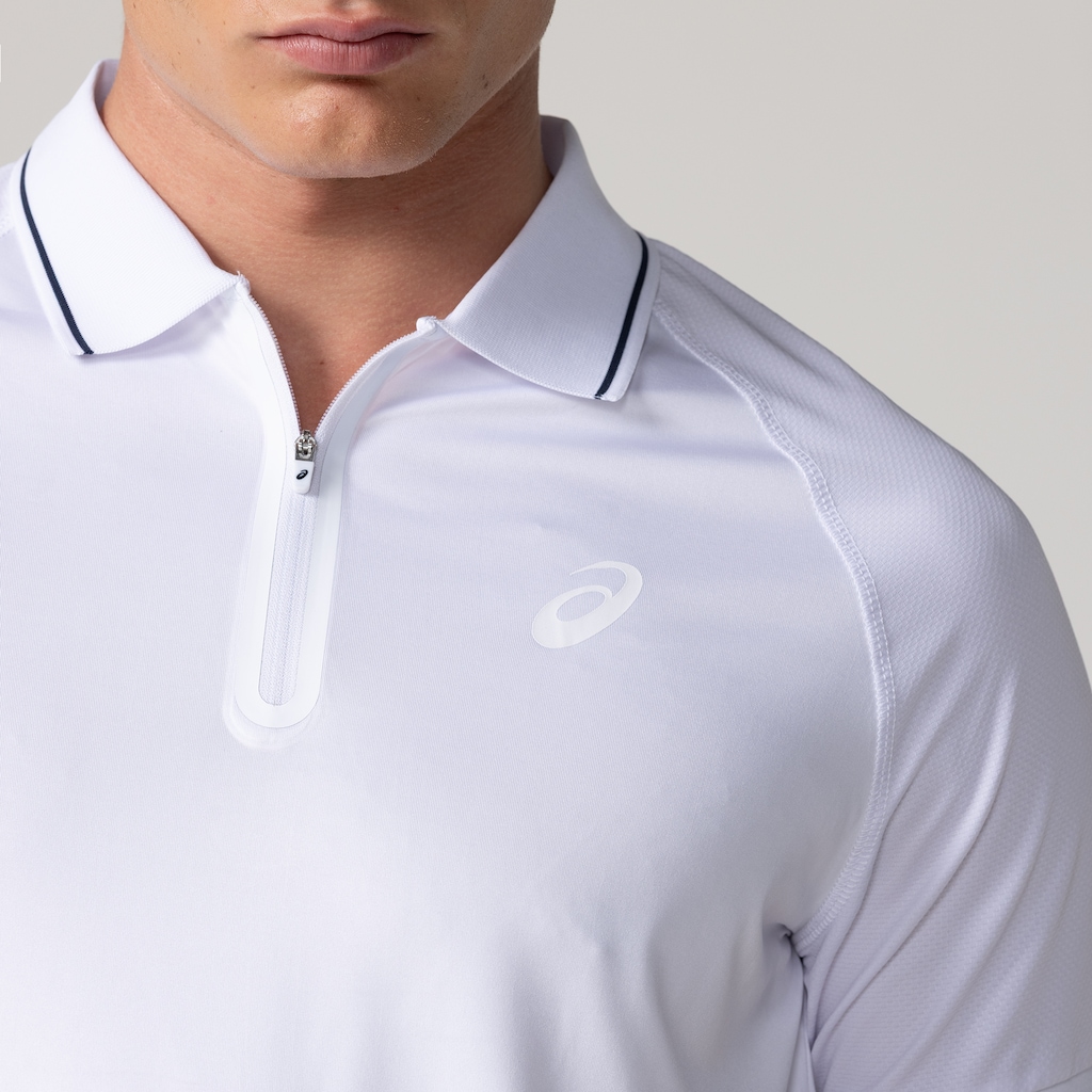 Imagem 4 do produto Camisa Polo ASICS Zíper Selado - Masculina