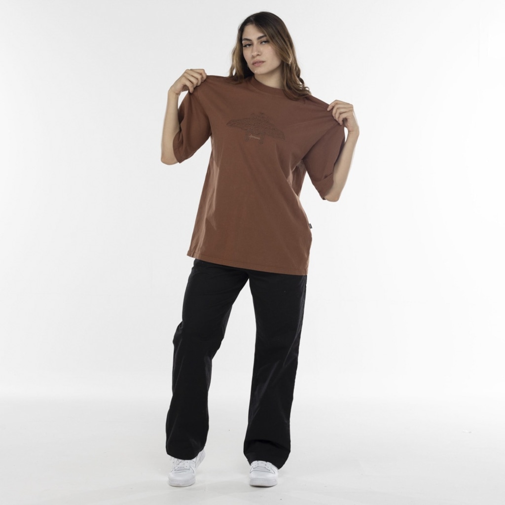 Imagem 2 do produto Camiseta Approve Manga Curta Oversized Cabron
