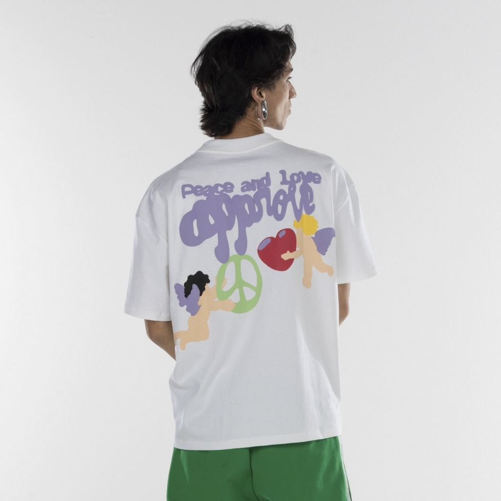 Imagem 4 do produto Camiseta Approve Manga Curta Huge Peaceandluv