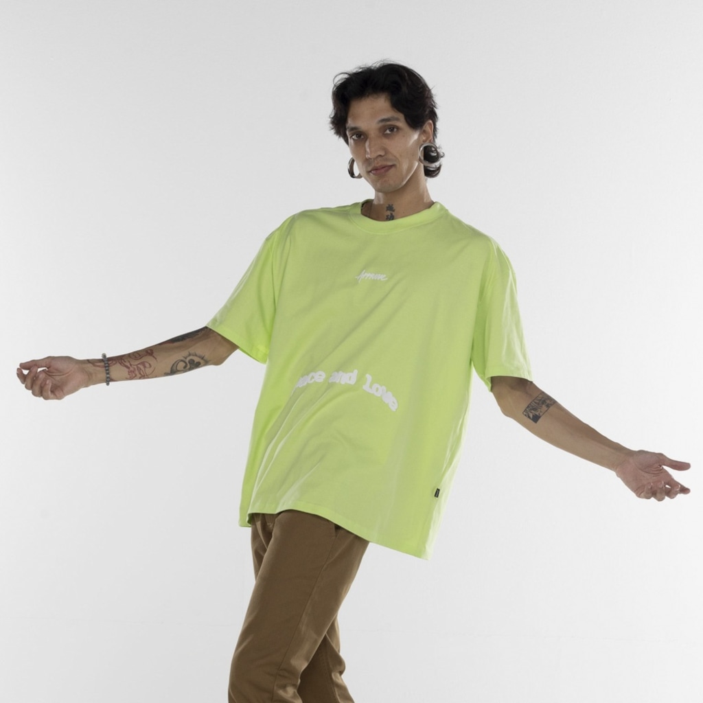 Imagem 3 do produto Camiseta Approve Manga Curta Huge Peaceandluv II