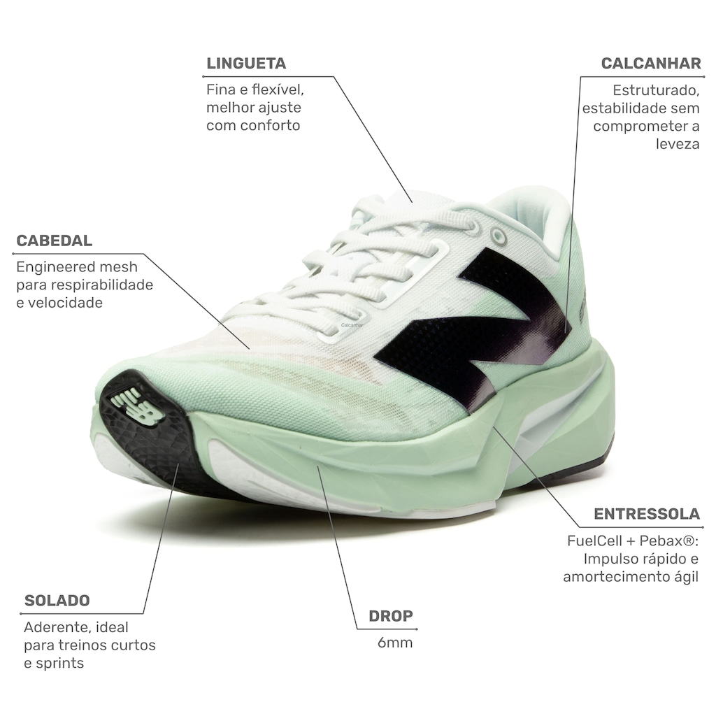 Imagem 2 do produto Tênis New Balance Fuelcell Rebel V4 Feminino