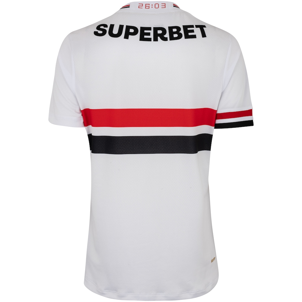 Imagem 2 do produto Camisa do São Paulo I 25 New Balance Feminina Torcedora