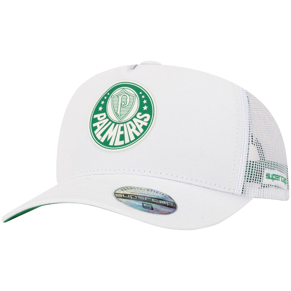 Imagem 1 do produto Boné Aba Curva do Palmeiras Supercap Trucker Estruturado Strapback Adulto
