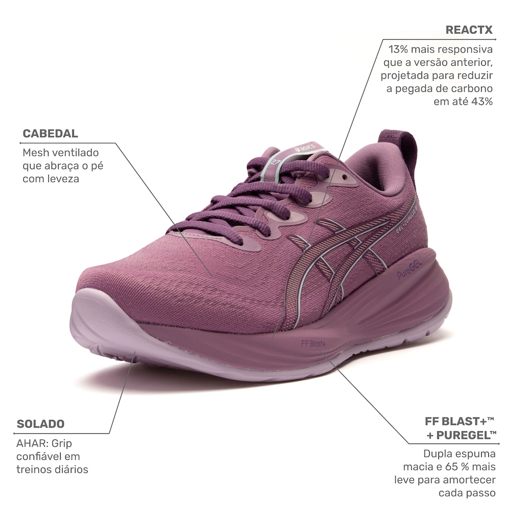 Imagem 2 do produto Tênis ASICS Gel-Cumulus 27 Feminino