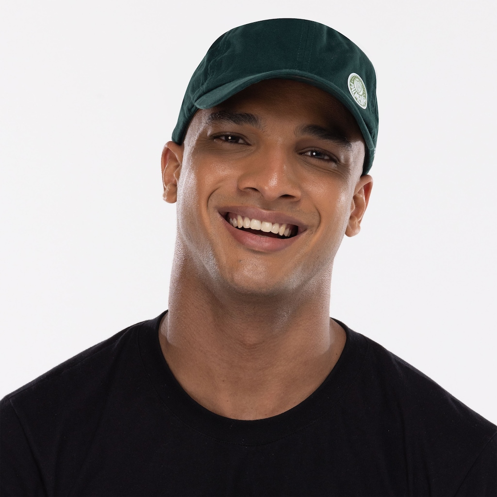 Imagem 4 do produto Boné Aba Curva do Palmeiras Supercap Tinturado com Aplicação Snapback Adulto