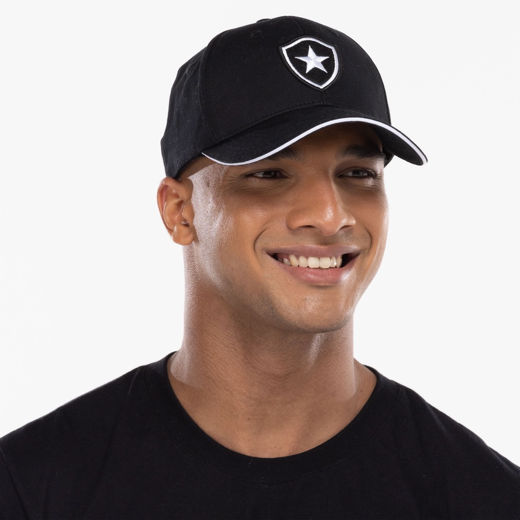 Imagem 5 do produto Boné Aba Curva do Botafogo Supercap Bordado Strapback Adulto