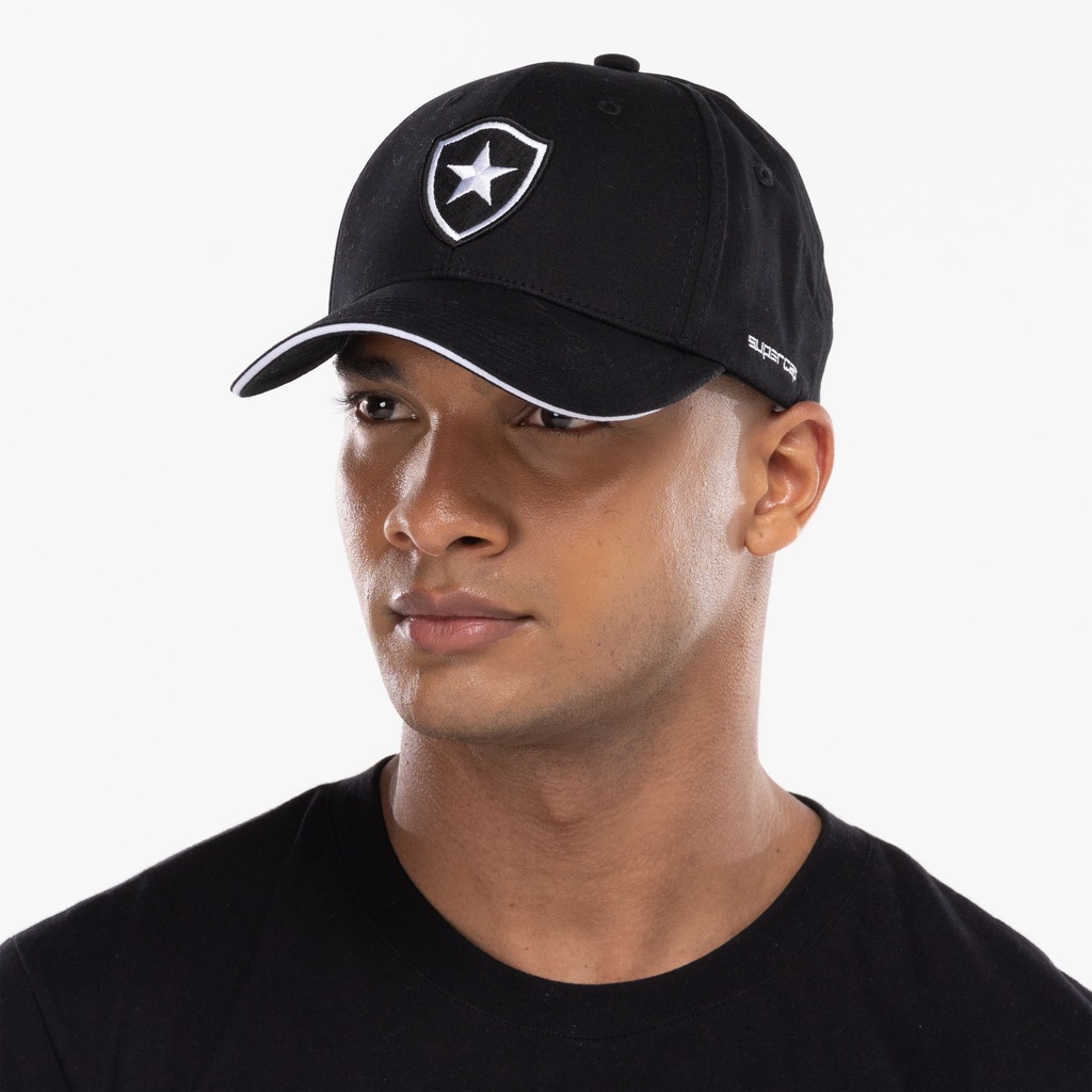 Imagem 4 do produto Boné Aba Curva do Botafogo Supercap Bordado Strapback Adulto