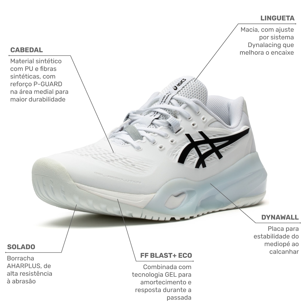 Imagem 2 do produto Tênis Asics Gel-Resolution X - Masculino - Tennis