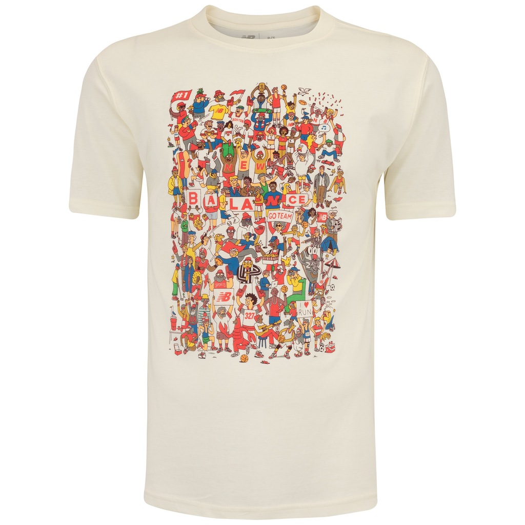 Imagem 4 do produto Camiseta Masculina New Balance Manga Curta Athletics Prep Rally