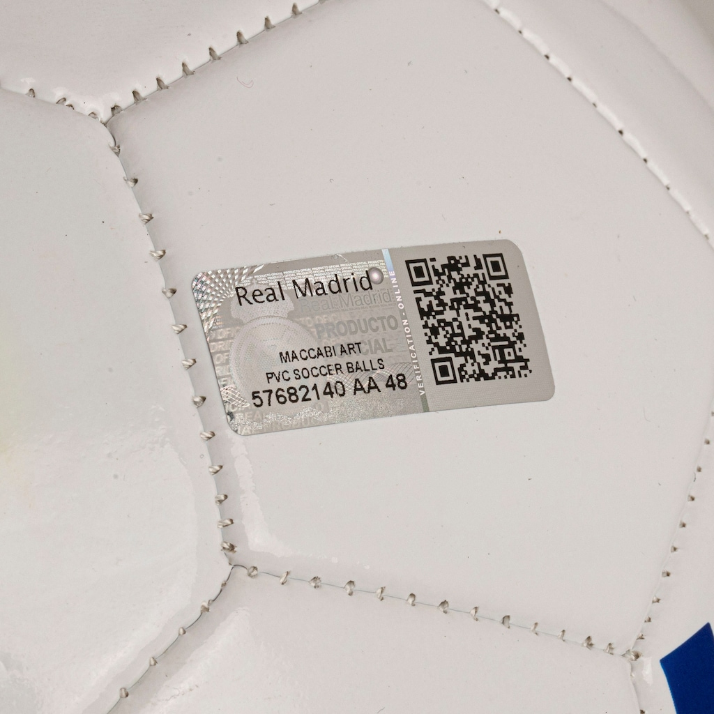 Imagem 4 do produto Bola de Futebol de Campo do Real Madrid de Campo Maccabi Tamanho 5
