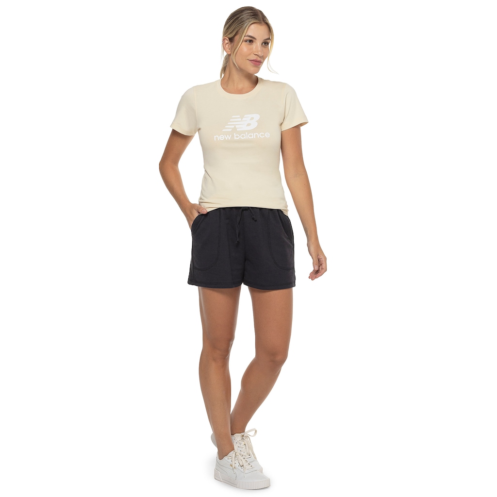 Imagem 3 do produto Camiseta New Balance Manga Curta Essentials Feminina