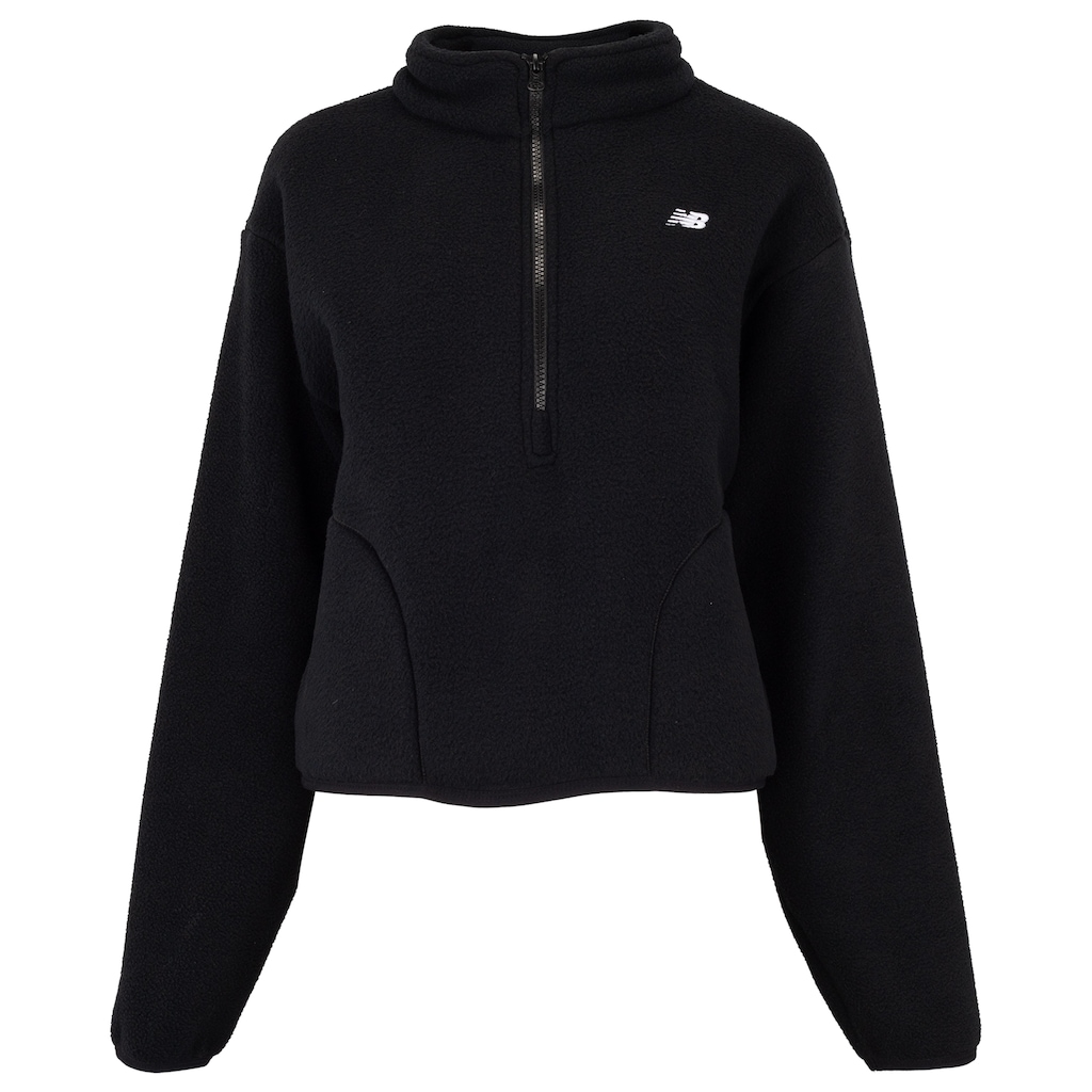 Imagem 1 do produto Blusão Feminino New Balance Fleece 1/2 Zíper