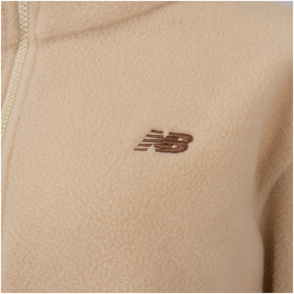 Imagem 3 do produto Blusão Feminino New Balance Fleece 1/2 Zíper