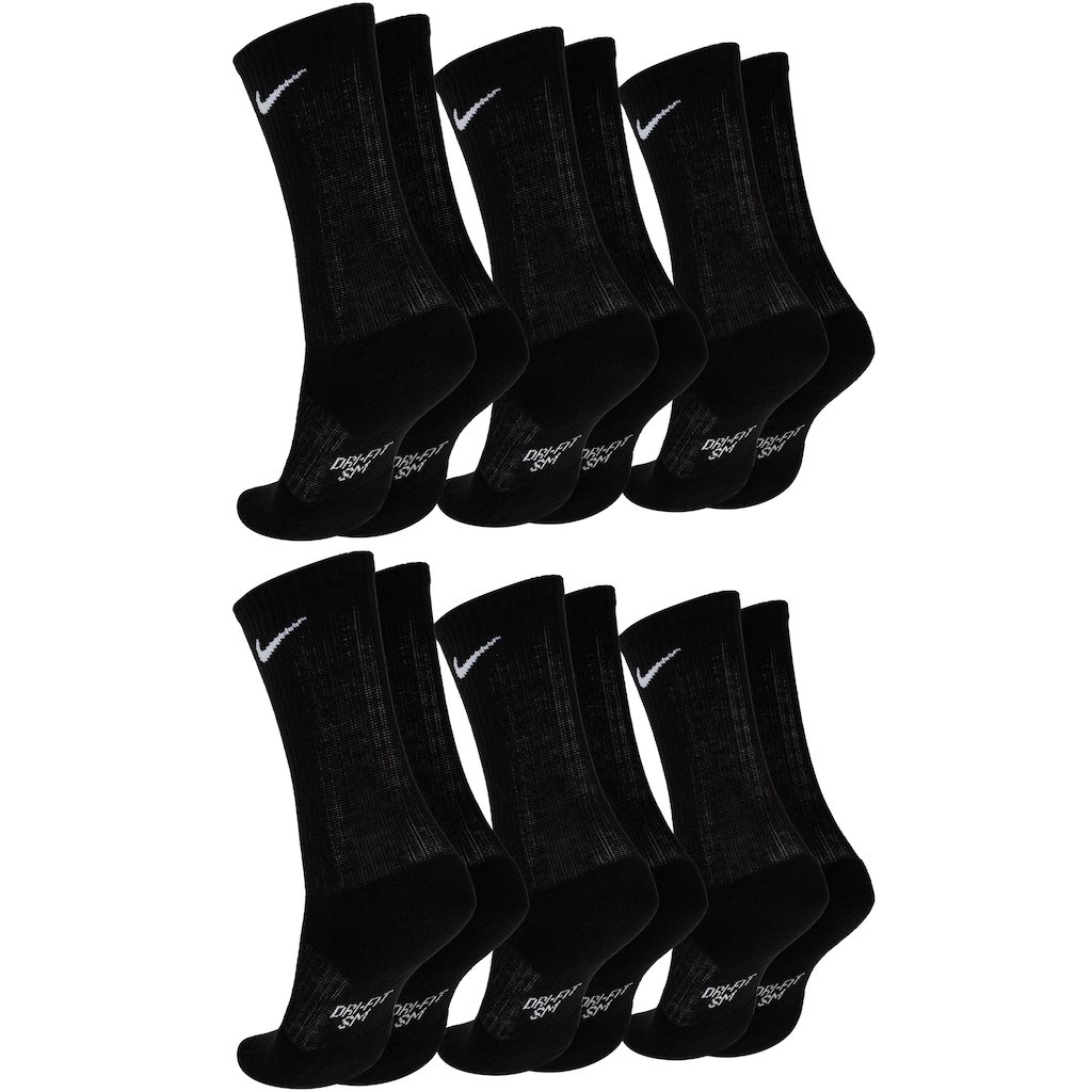 Imagem 2 do produto Kit de Meias Nike Everyday Cushioned Crew Adulto 6 Pares
