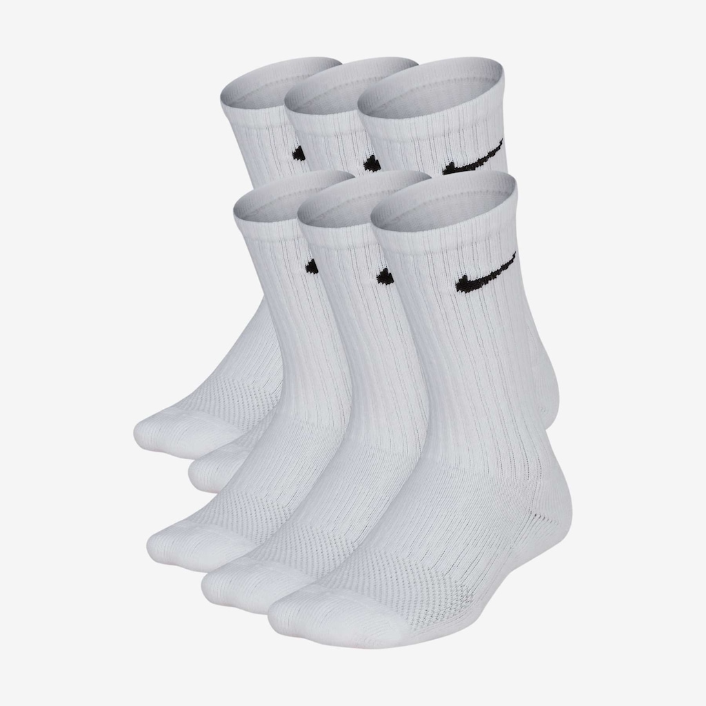 Imagem 5 do produto Kit de Meias Nike Everyday Cushioned Crew Adulto 6 Pares