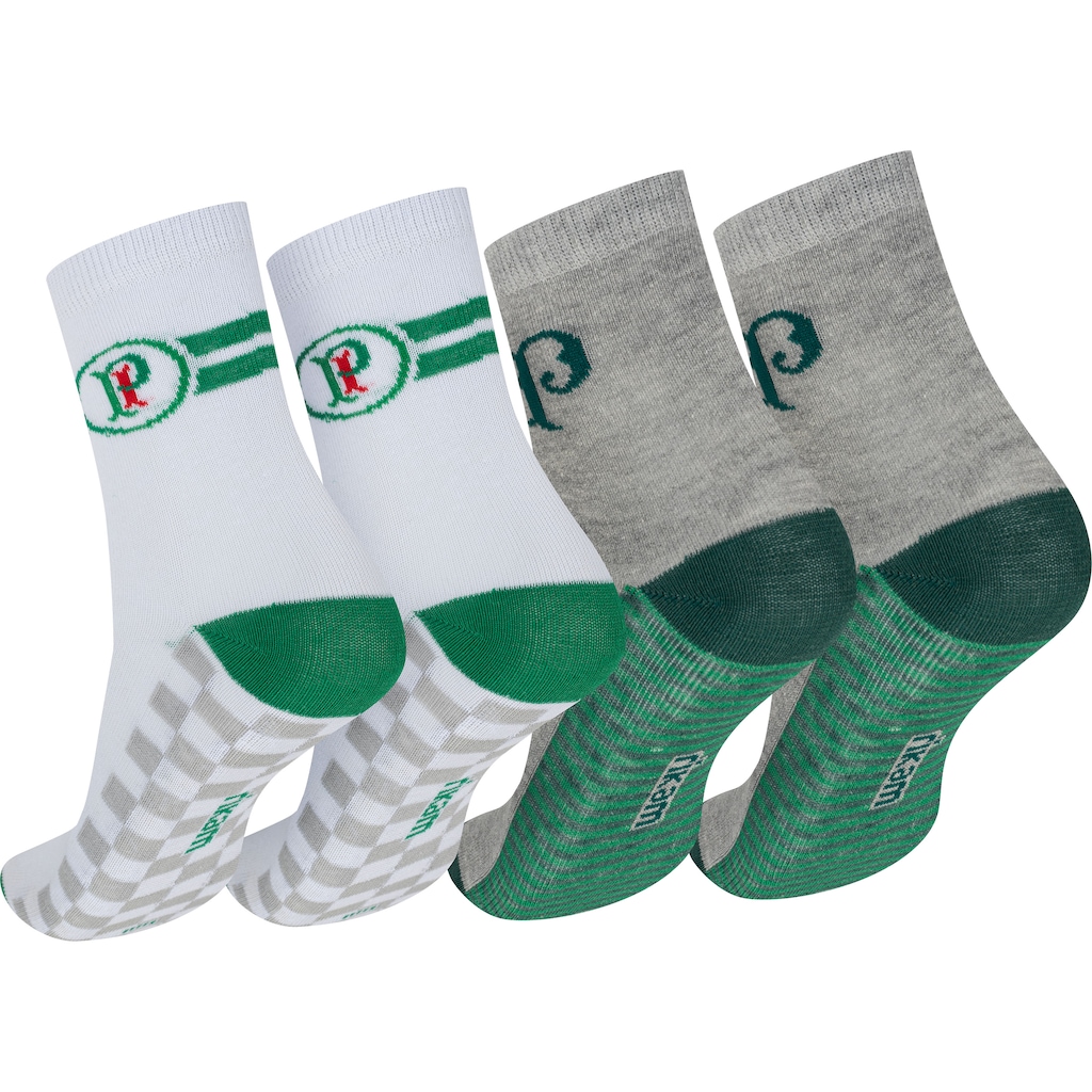 Imagem 2 do produto Kit de Meias do Palmeiras Rikam Soquete Tamanho 29 ao 33