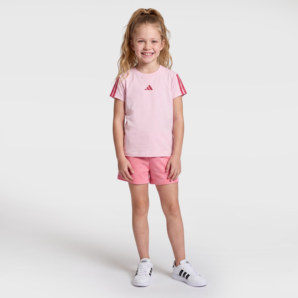 Imagem 3 do produto Camiseta Infantil adidas Manga Curta 3 Stripes