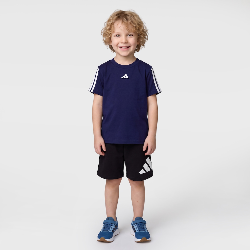 Imagem 3 do produto Camiseta Infantil adidas Manga Curta 3 Stripes