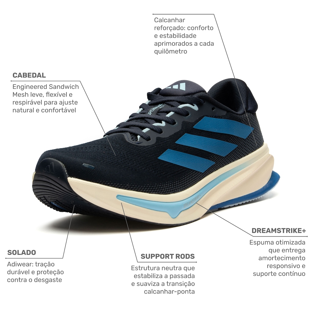 Imagem 2 do produto Tênis adidas Supernova Rise 2 Masculino
