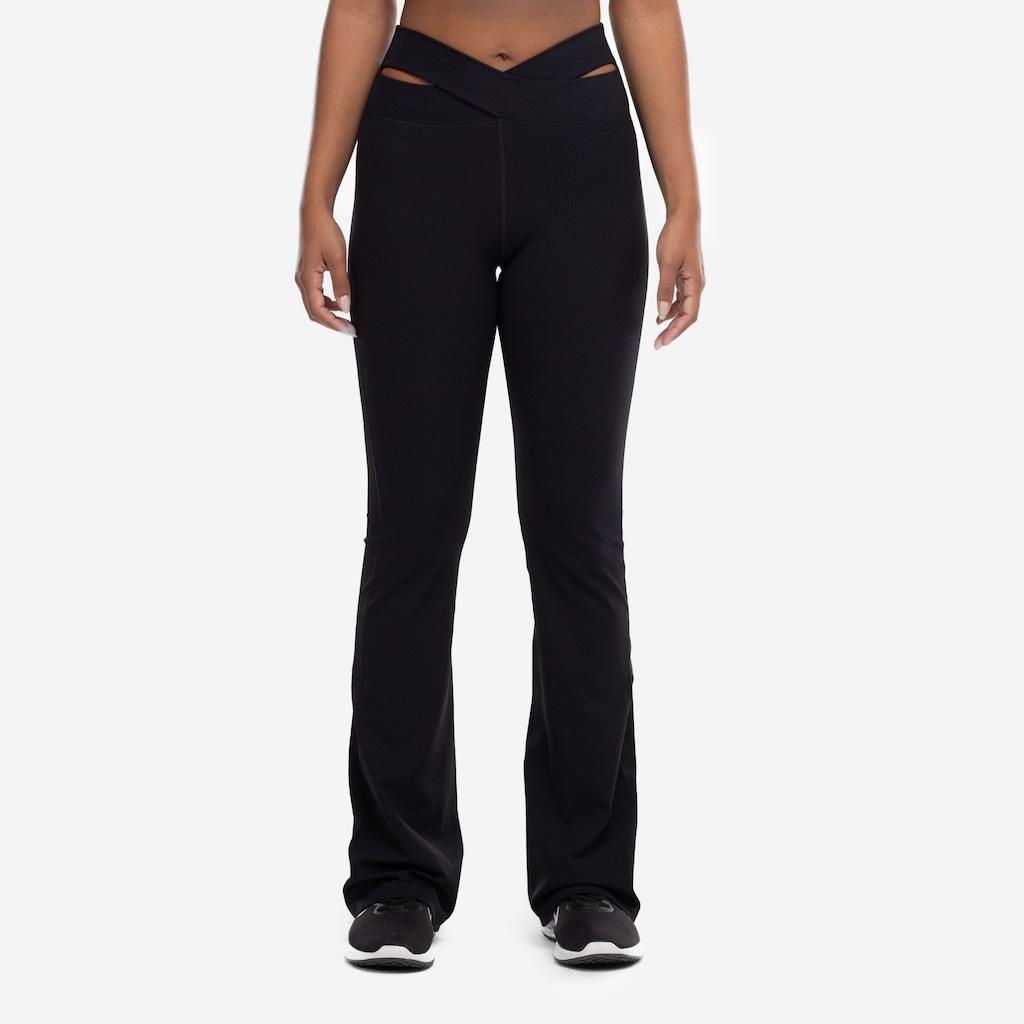 Imagem 3 do produto Calça Legging Feminina Nike Dri-fit Zenvy HR Rib Flare