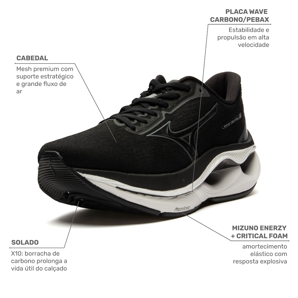 Imagem 2 do produto Tênis Mizuno Wave Creation 26 Masculino