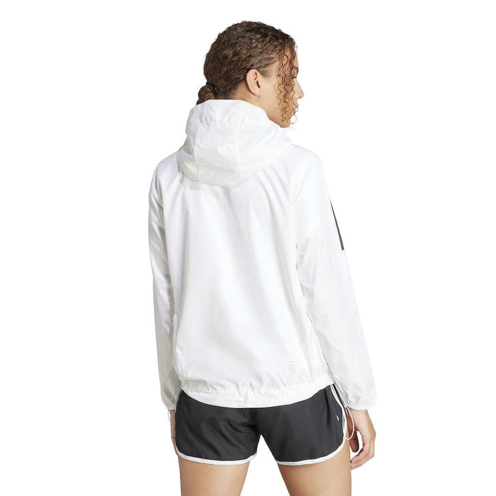 Imagem 2 do produto Jaqueta Corta-Vento Feminina adidas com Capuz Own The Run Base