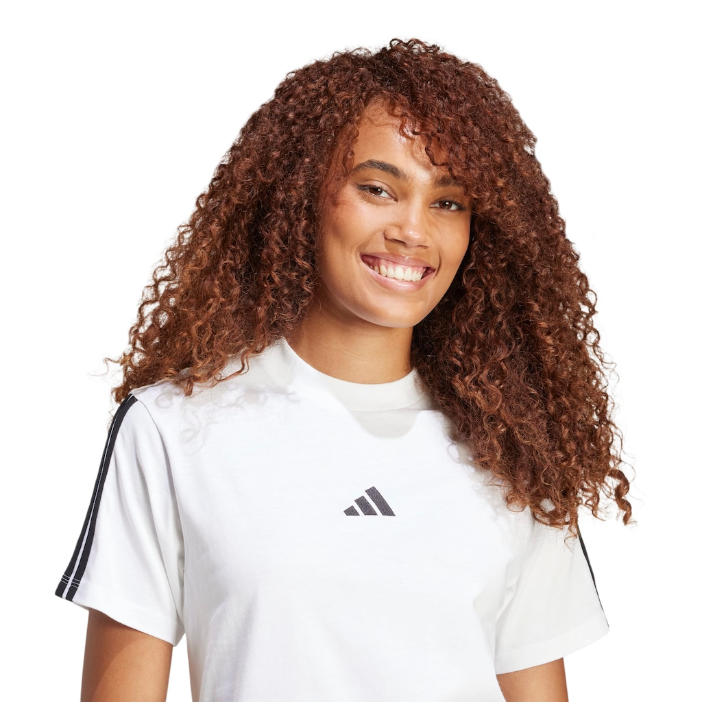 Imagem 4 do produto Camiseta adidas Feminina 3 Stripes