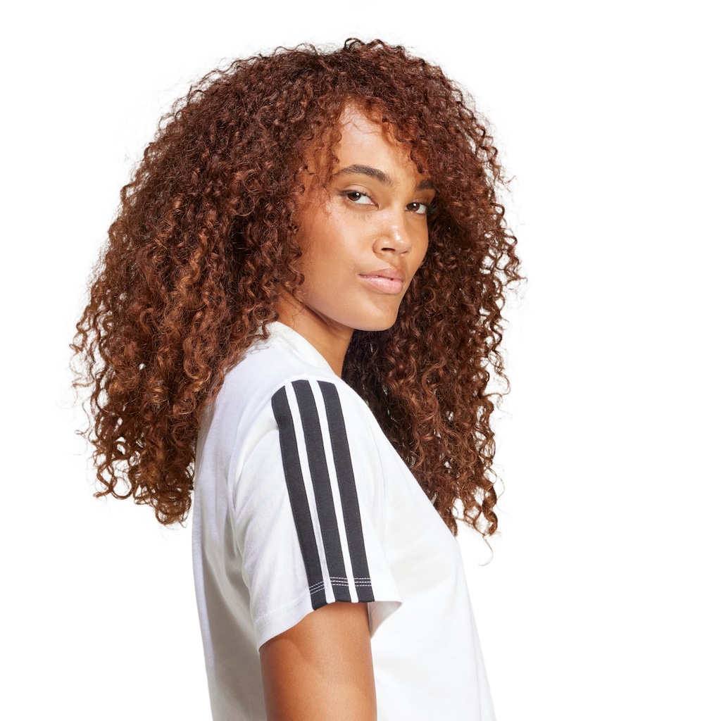Imagem 5 do produto Camiseta adidas Feminina 3 Stripes