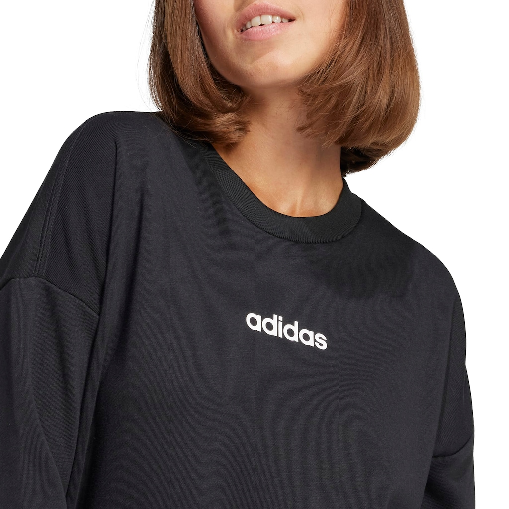 Imagem 4 do produto Blusa de Moletom Feminina adidas Logo Linear