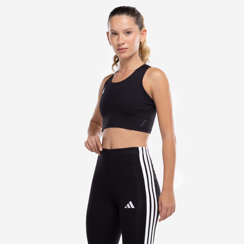 Imagem 3 do produto Top Fitness adidas sem Bojo Média Sustentação Adizero Adulto