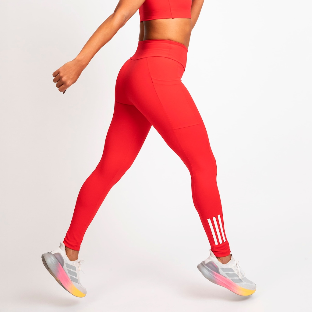 Imagem 2 do produto Calça Legging Feminina adidas 3 listras com bolso